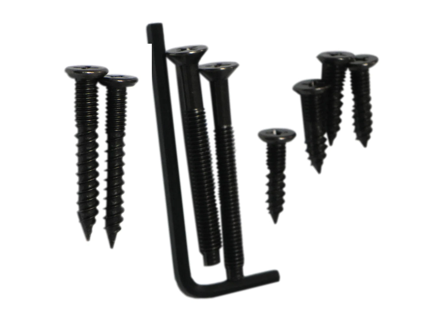 Kwikset 5049405 Replacement Screws for Milan Passage Leverset 91549-003- Black