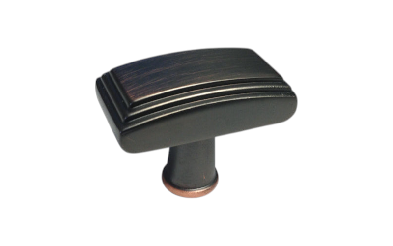 Oil Rubbed Bronze 1 1/2″ Cabinet Rectangular Knob 8257 40mm