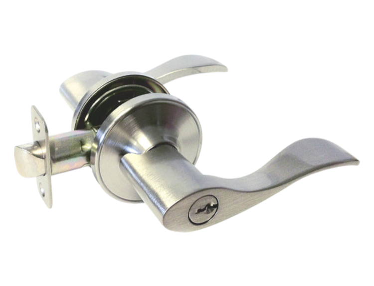 Satin Nickel Entry Door Handle- Style: 838
