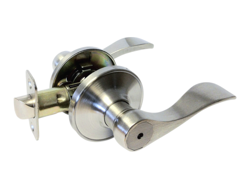 Satin Nickel Privacy Door Handle- Style: 838DC