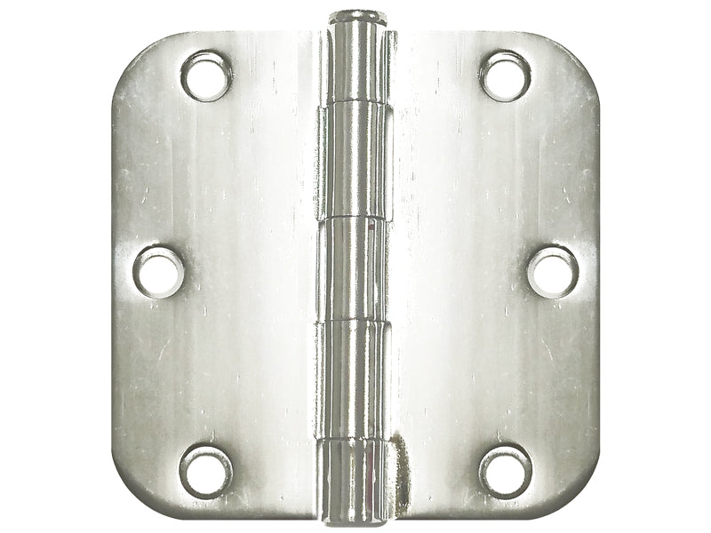 3 1/2" Hinge 5/8" Radius Polished Chrome