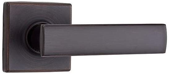 Kwikset Vedani Venetian Bronze Passage Door Handle
