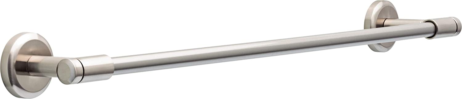 Delta Westdale 24 inch Adjustable Towel Holder Bar Brushed Nickel WSD24-BN