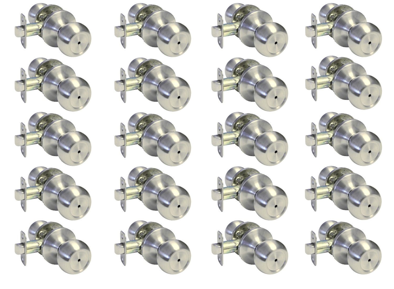 20 Pack of 5765DC Round Privacy Knob (Bed/Bath)