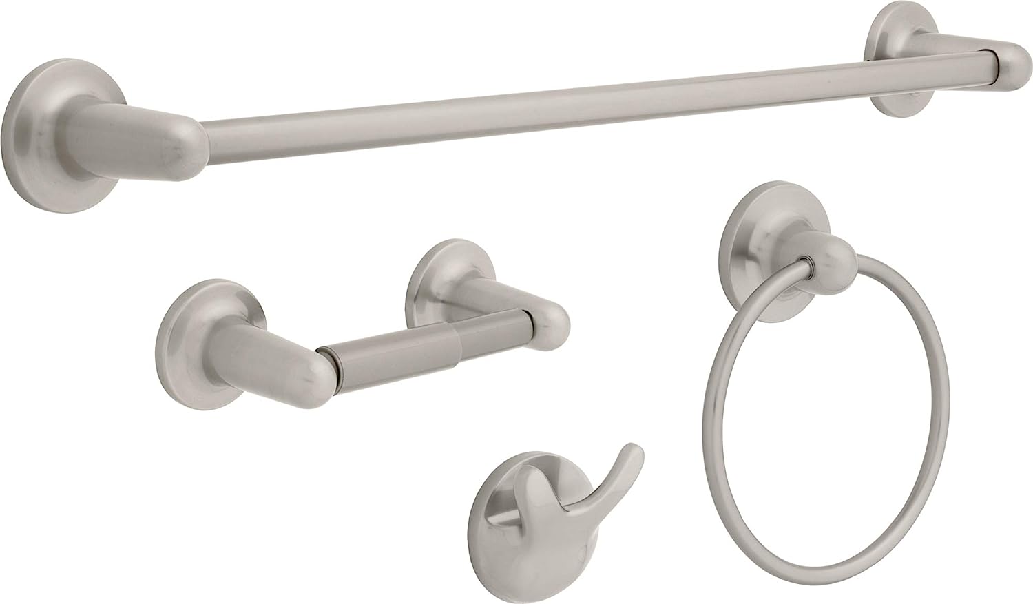 Franklin Brass Astra 4 Piece bath Accessory Set Satin Nickel ATR64-SN