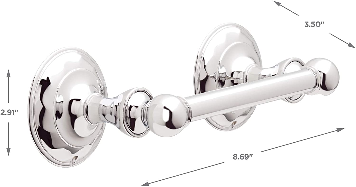 Delta PRI63-PC Pirouette 3 Pieces Bath Hardware Polished Chrome with 24" Towel Bar