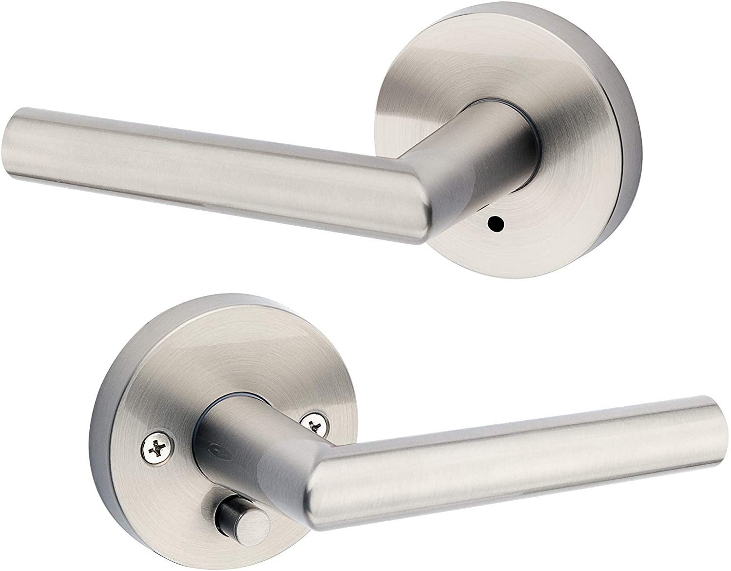 Kwikset Milan Satin Nickel Privacy Door Handle