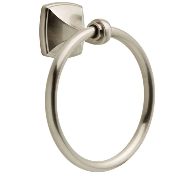 Delta Amaya Satin Nickel Towel Ring