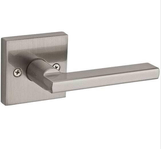 Kwikset Halifax Satin Nickel Square Passage Lever 154HFL-15