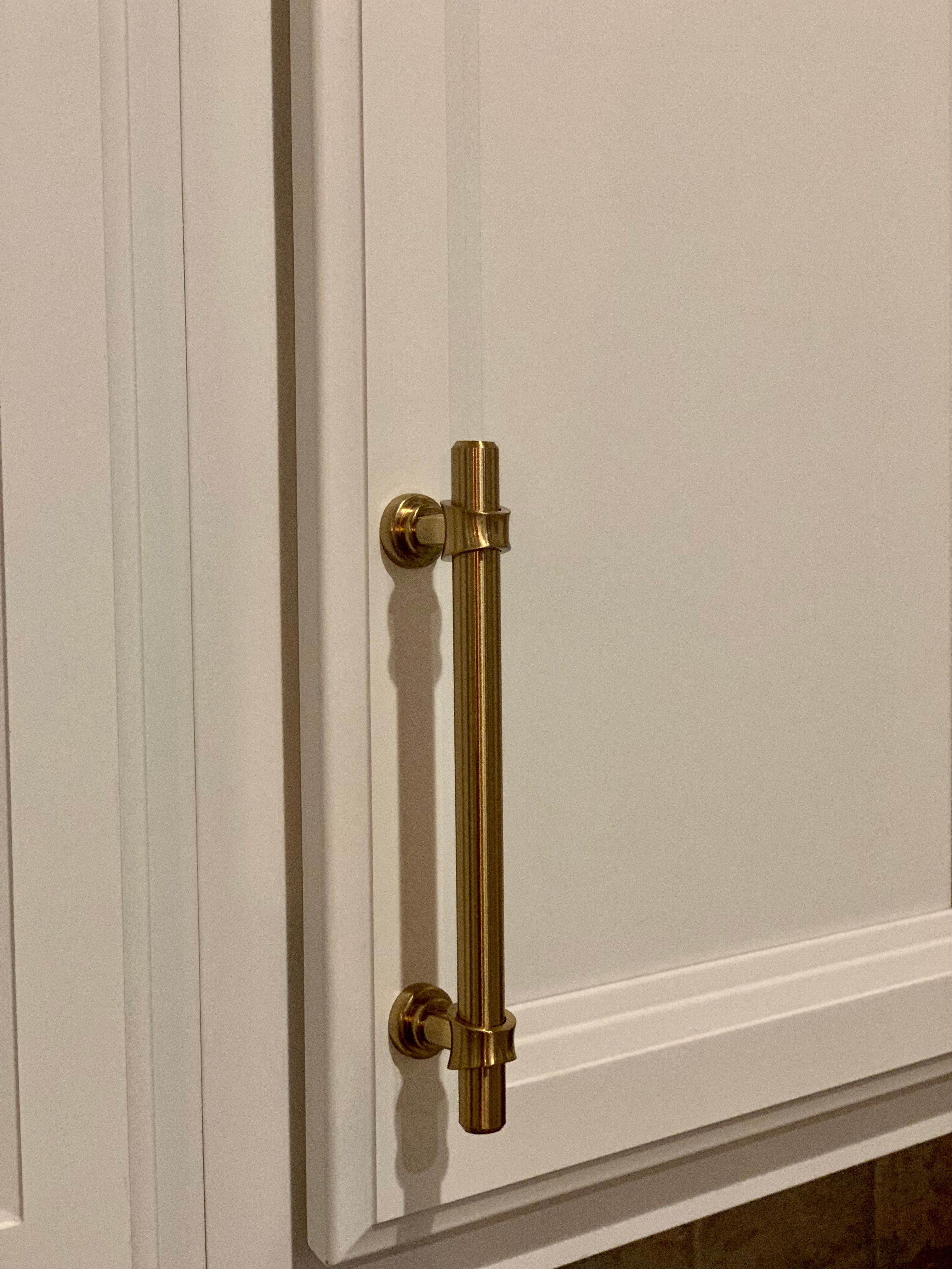 Brushed Brass 5" Kitchen Cupboard Furniture Cabinet Hardware Drawer Dresser Bar Pull 3335 128mm