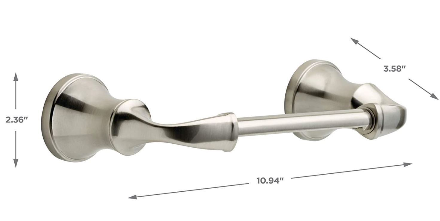 Delta Lorain Satin NIckel 3 Piece Bathroom Accessory Set LRN63-BN with 24" Towel Bar