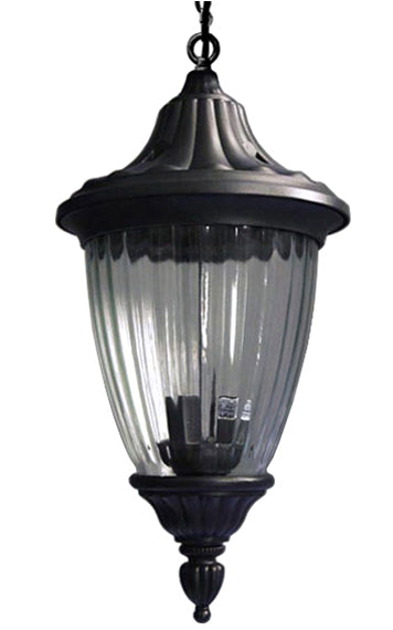 Local Pickup Only – Exterior Lantern Lighting Fixture Hanging (Large) Black