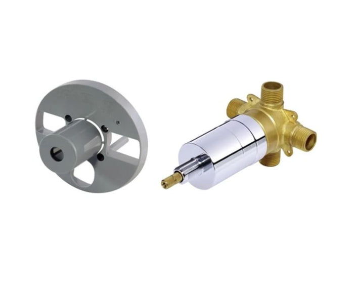 Danze Sonora Single Handle Shower Trim Kit with Pressure Balanced Rough In Valve Brushed Nickel