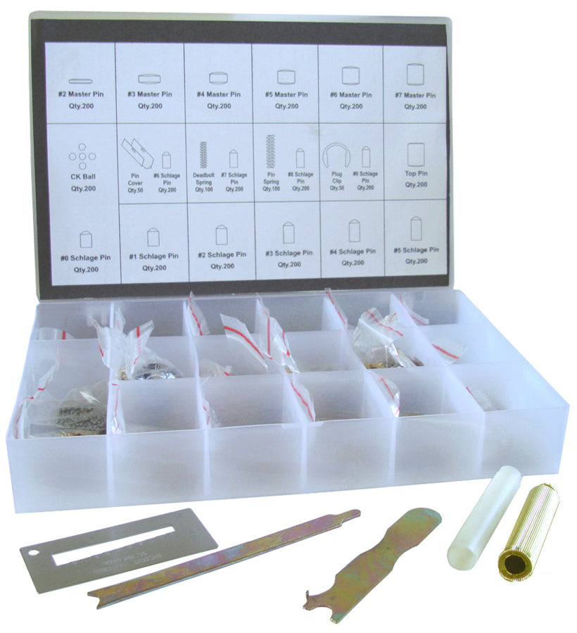 Schlage Rekey Pin Kit Locksmith Tool Box SR-002