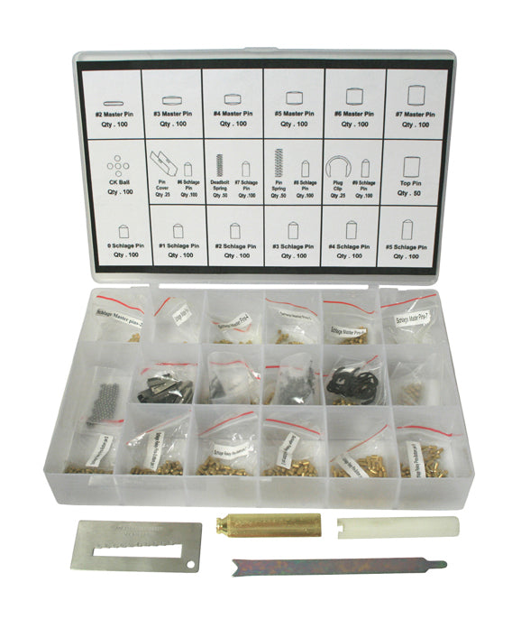 Schlage Rekey Pin Kit Locksmith Tool Box SR-004