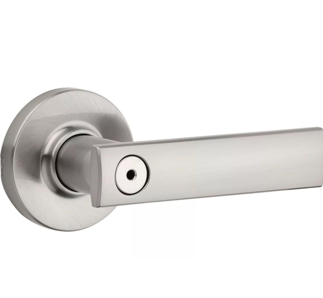 Kwikset Vedani Satin Nickel Privacy Door Handle
