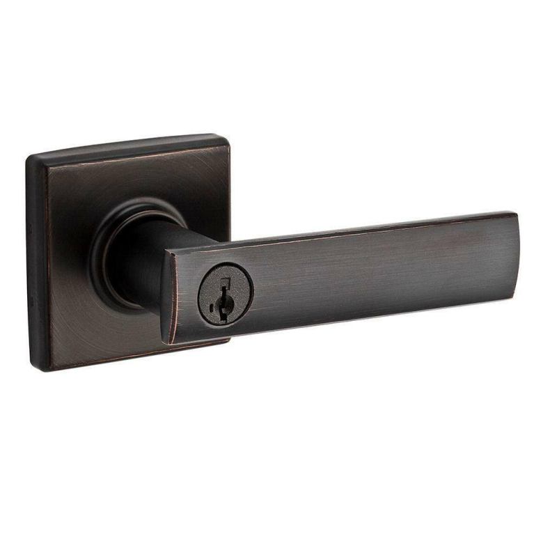 Kwikset Vedani Venetian Bronze Smartkey Entry Door Handle