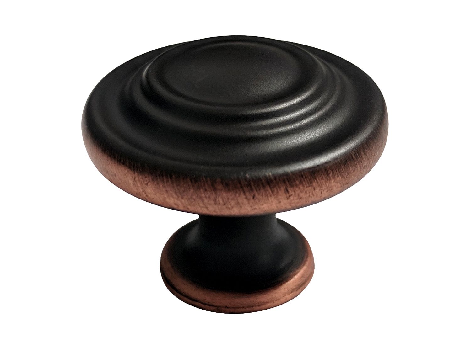 Dark Oil Rubbed Bronze 1 1/4″ Kitchen Cabinet Round Ring Knob 5033 32mm