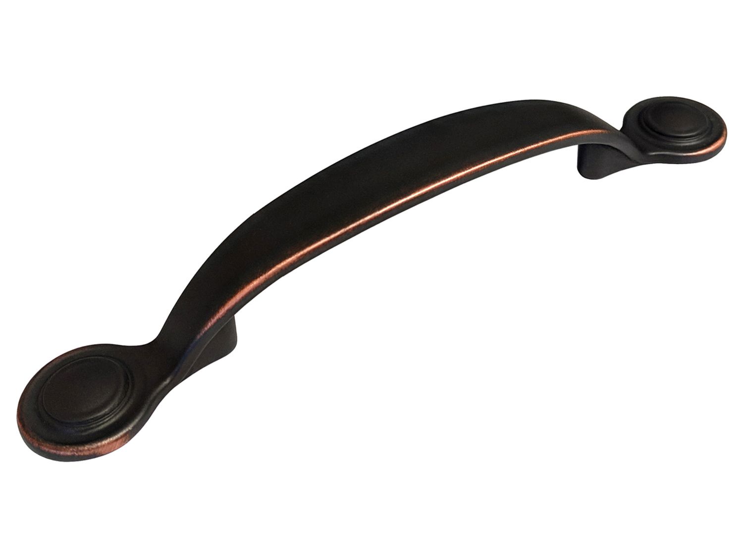 Dark Oil Rubbed Bronze 3 3/4″ Kitchen Cabinet Round Ring Pull 2889 96mm