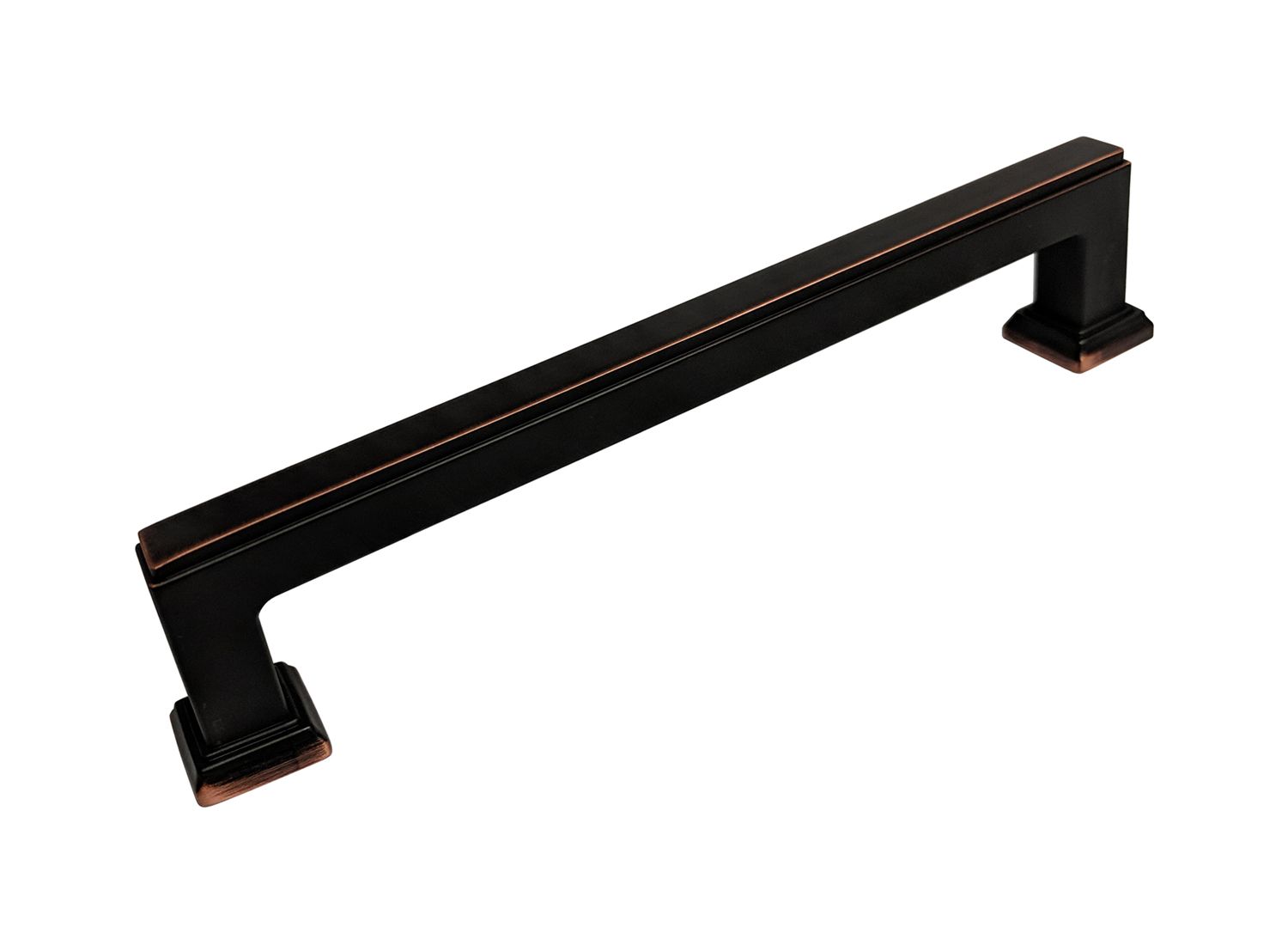 Dark Oil Rubbed Bronze 3 3/4″ Square Bar Kitchen Cabinet Pull 5071 96mm