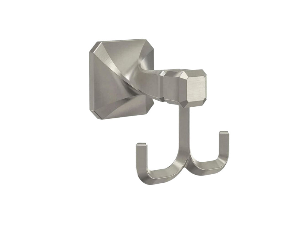 Franklin Brass Napier 2 Hook Satin Nickel Towel Hook