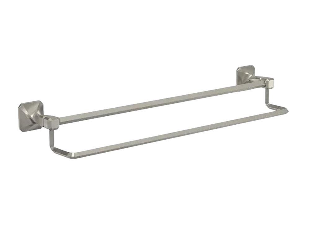 Franklin Brass Napier 24″ Double Satin Nickel Wall Mount Double Towel Bar