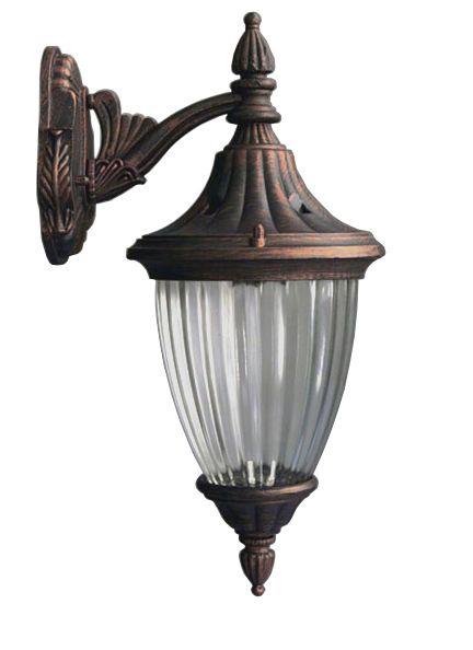 Local Pickup Only (Denver, NC) – Exterior Lantern Lighting Fixture Down Wall Mount (Medium) Bronze / Dark