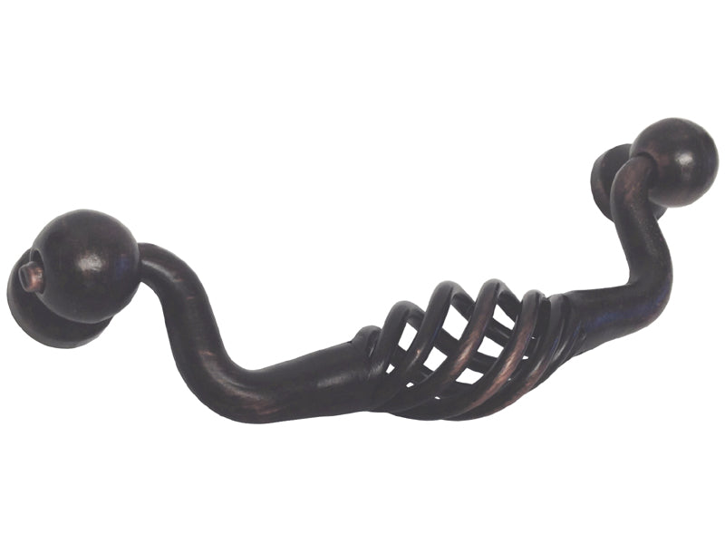 Oil Rubbed Bronze Birdcage Cabinet Pull 3 3/4″ 1302 96mm