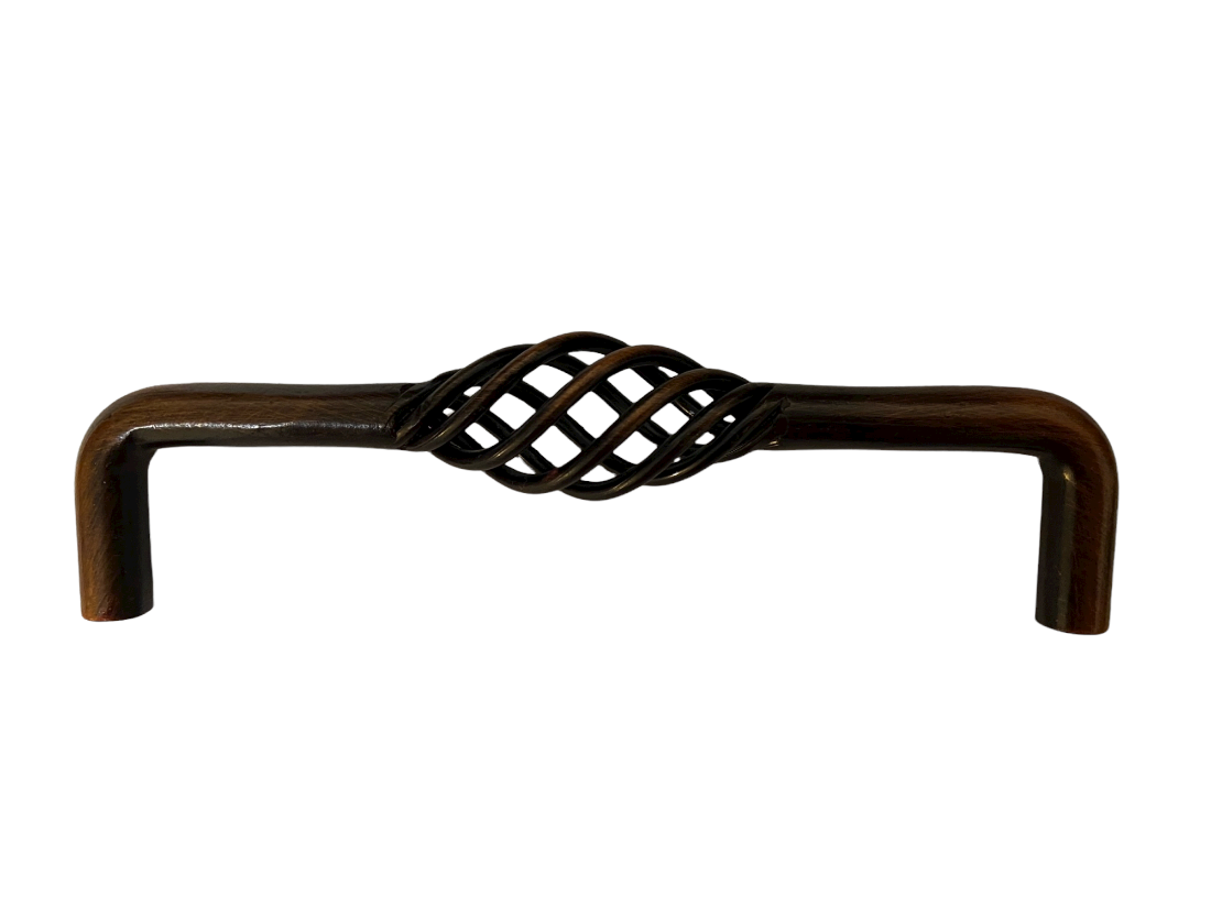 (Clearance) Oil Rubbed Bronze/Copper Birdcage 5″ Pull 1301 128mm (Finish Inconsistent)