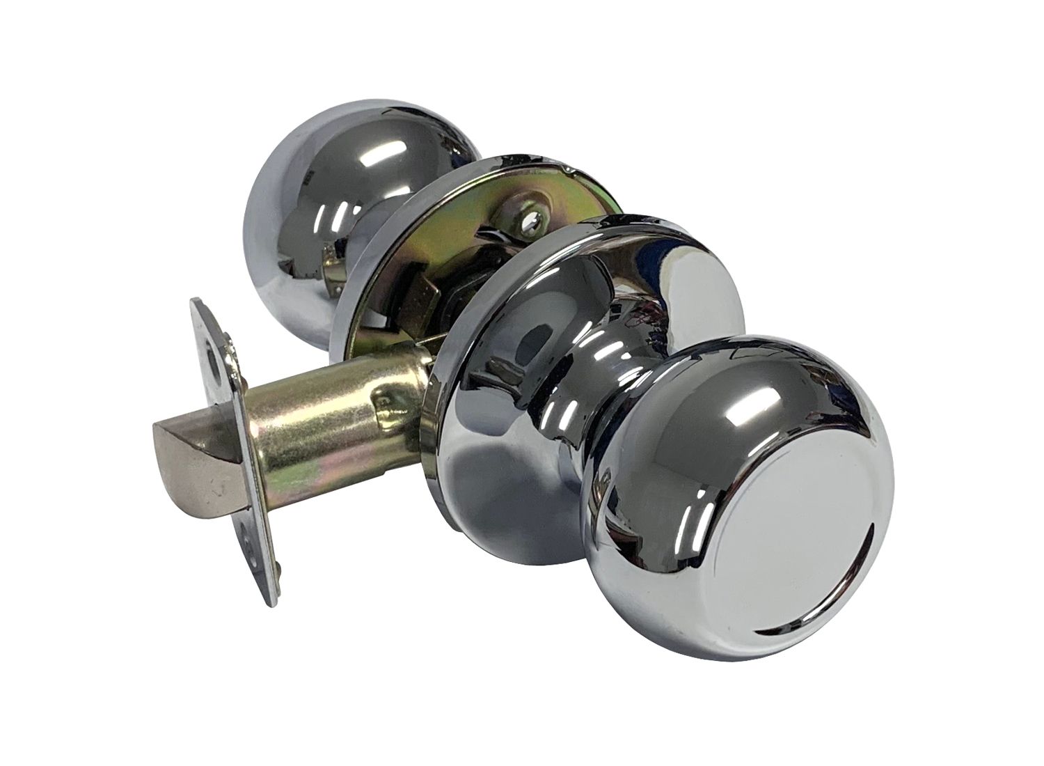 Polished Chrome Passage Round Knobs