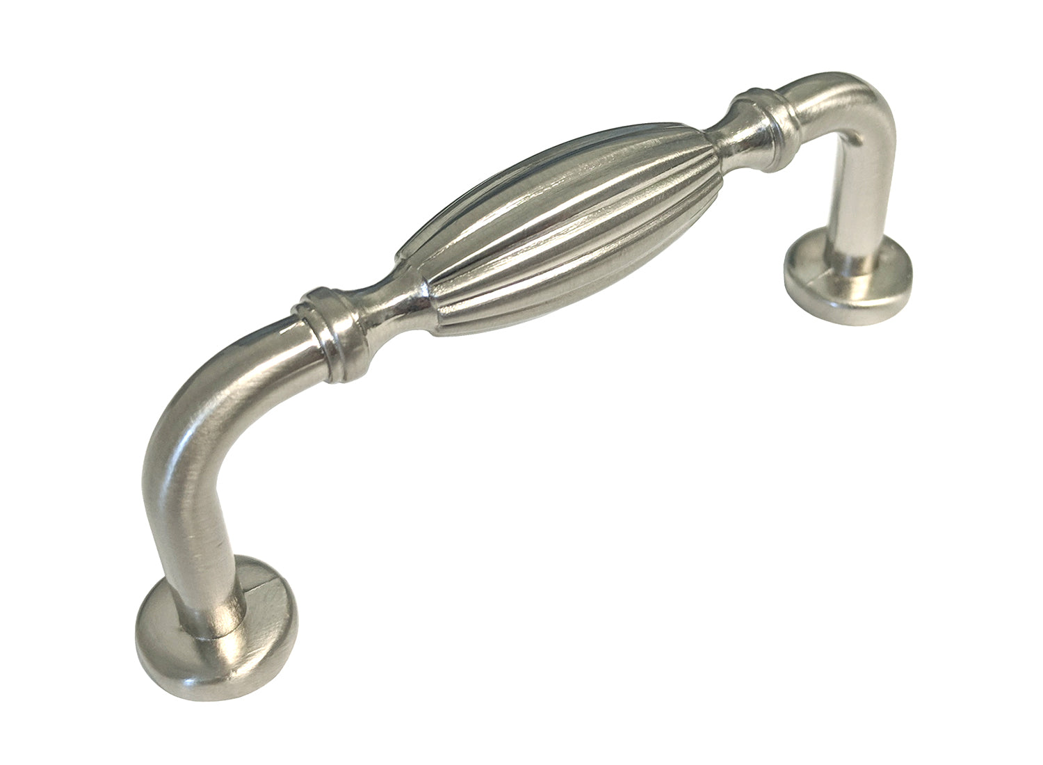 Satin Nickel 3″ Cabinet Flute Pull 8064 76mm