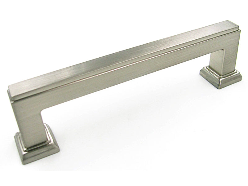 Satin Nickel 5″ Square Bar Kitchen Cabinet Pull 5071 128mm