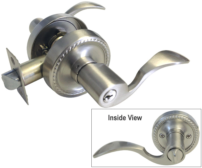 Satin Nickel Entry Door Handle- Style: 6300DC – ***PLEASE SELECT LH or RH***