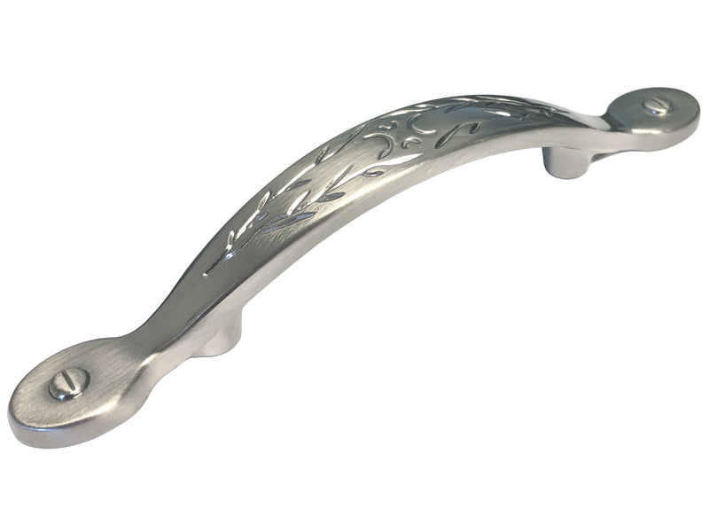 Satin Nickel Leaf 3″ Cabinet Pull 8220 76mm