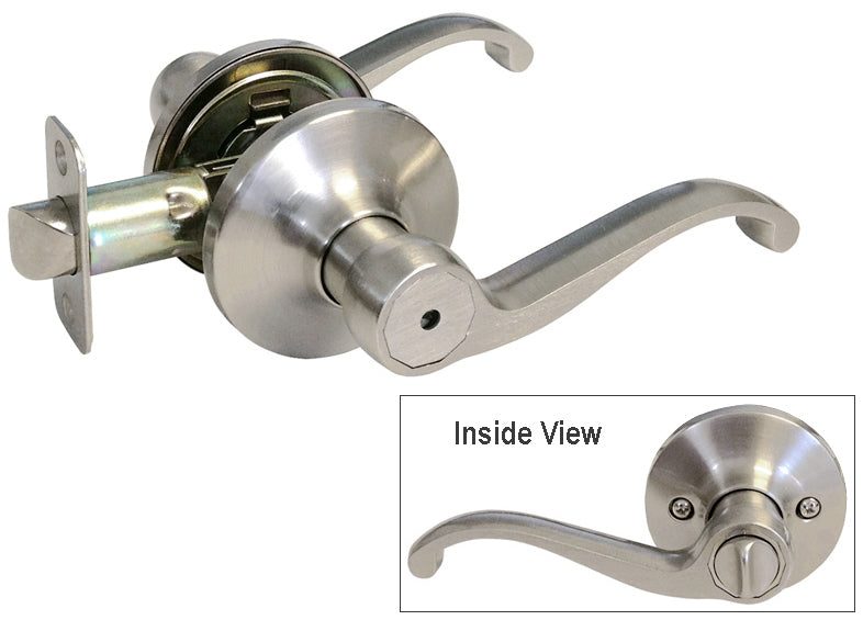 10 Pack- Contractor Pack Style 835 Satin Nickel Finish Door Levers (Bed/Bath)