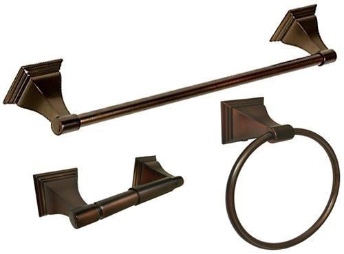 BA12 Series Oil Rubbed Bronze 3 PC with 24″ Towel Bar