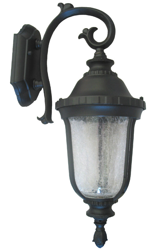 Outdoor Lantern Fixture Wall Sconce Black WD