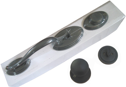 Oil Rubbed Bronze Front Door Dummy Round Knob