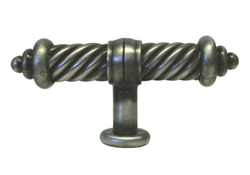 Antique Pewter 3 3/8″ (93mm) Cabinet Flute Knob 1325