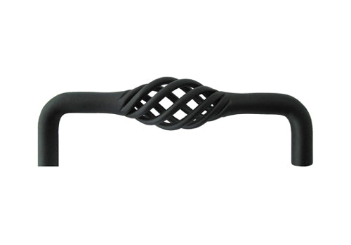 Black Birdcage Cabinet Pull 1301 96mm
