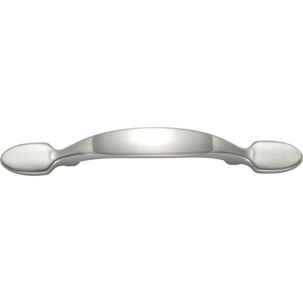 Pull, 3" cc, 13/16" Projection, 5-5/8" OAL,  Satin Nickel, Multiples of 50