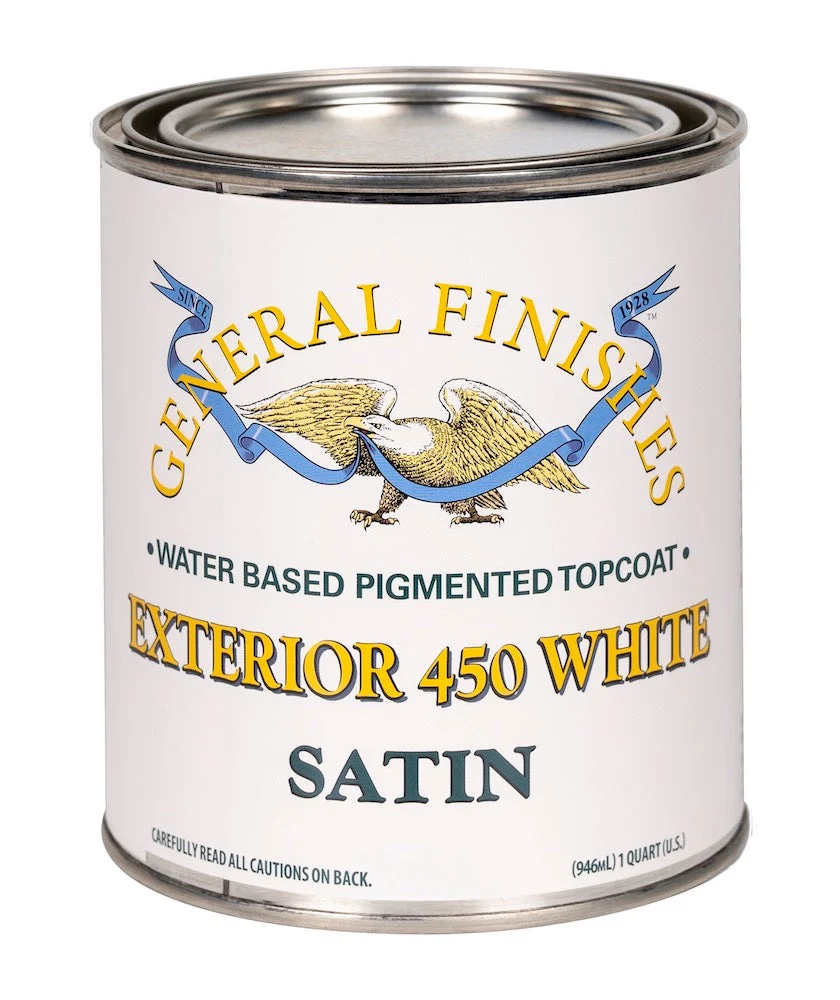 General Finishes Exterior 450 White, Satin, Quart