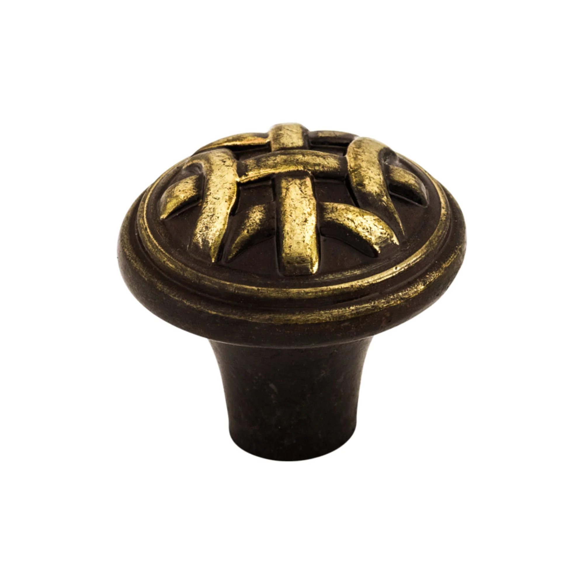 Top Knobs Tuscany Knob Antique Brass 1″ Diameter Celtic Style