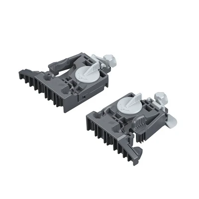 Hettich Front Fixing Clip Set For Quadro Slides, 1/2″