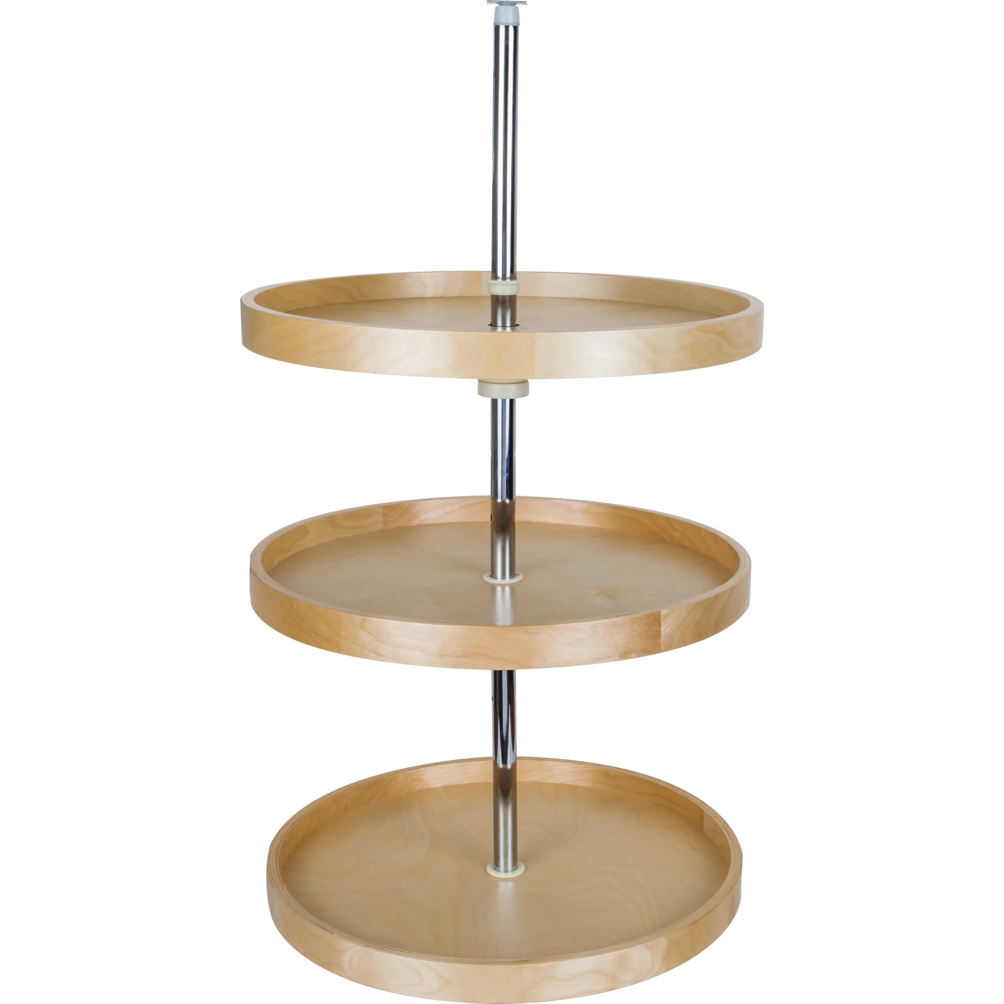 Hardware Resources Round Three-Shelf Banded Lazy Susan 20″ Diameter