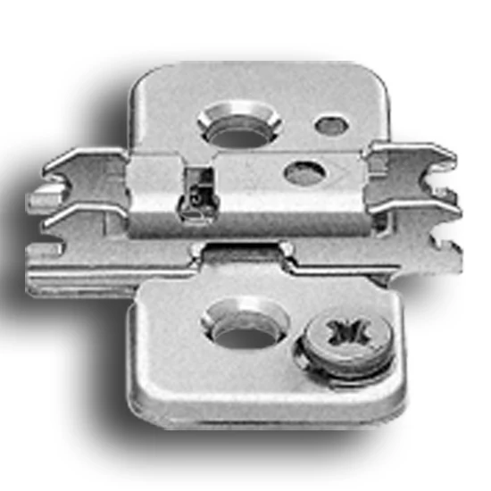 Blum Clip Mounting Plates Cam Height Adjustable Steel, 3 mm, 13 mm System Screws