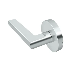 Deltana Zinc Portmore Lever With Round Escutcheon Dummy Door