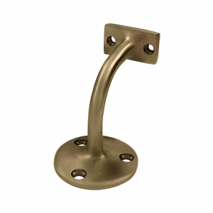 Deltana Hand Rail Brackets 3" Projection Light Duty Antique Brass