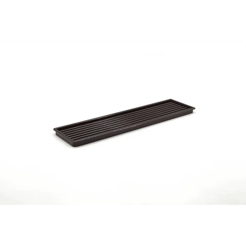 Plastic Rectangular Ventilator Brown 257 x 68 mm