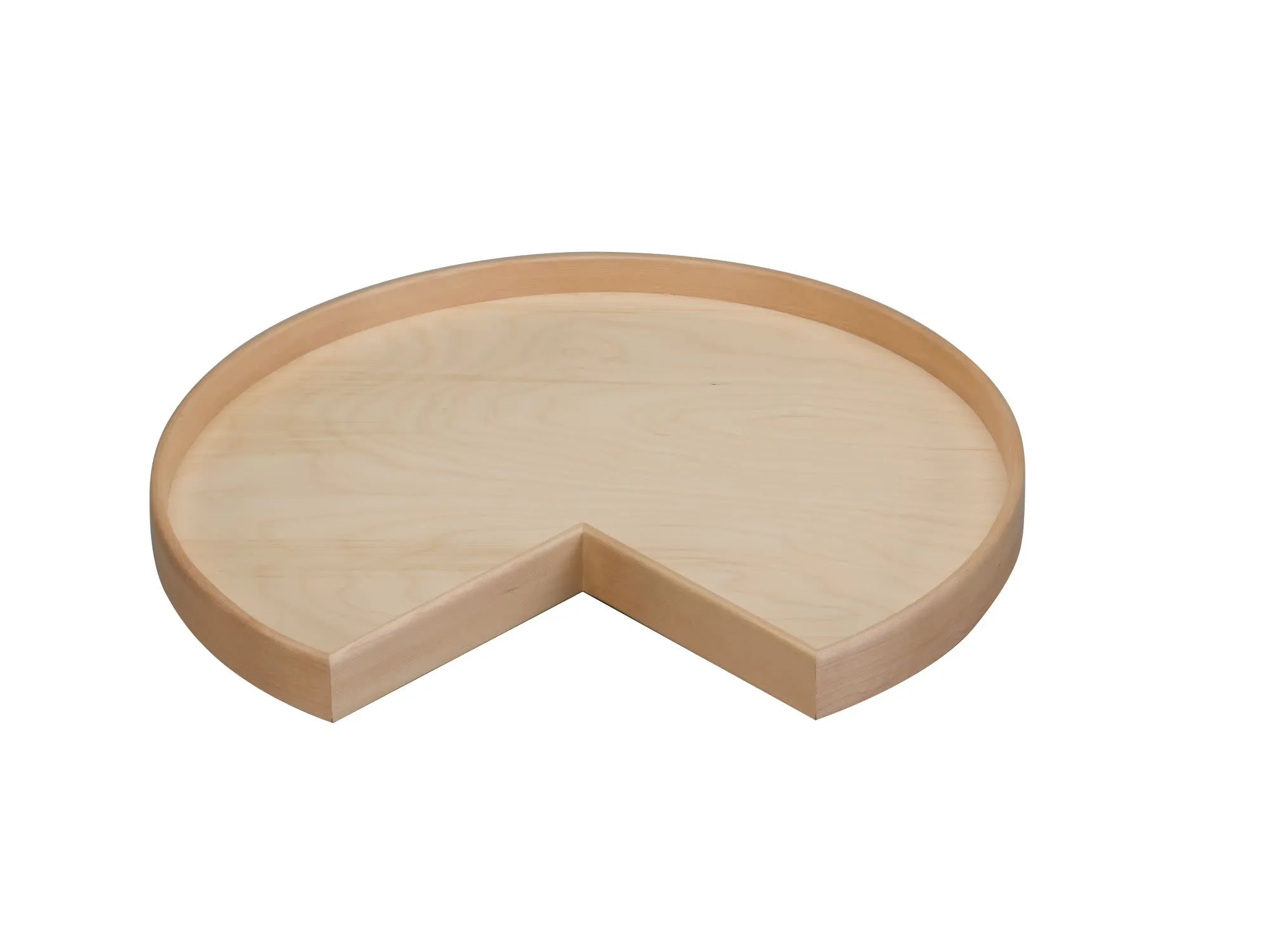 Rev-a-shelf 28″ Lazy Daisy Natural Wood Kidney Tray W/Alum Bearing Natural Wood Maple 32″ Diameter